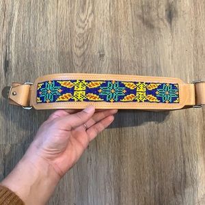 Leather Beaded Belt